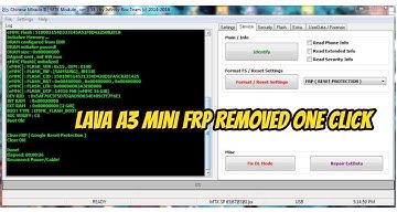 Lava A3 Mini FRP Removed Easy