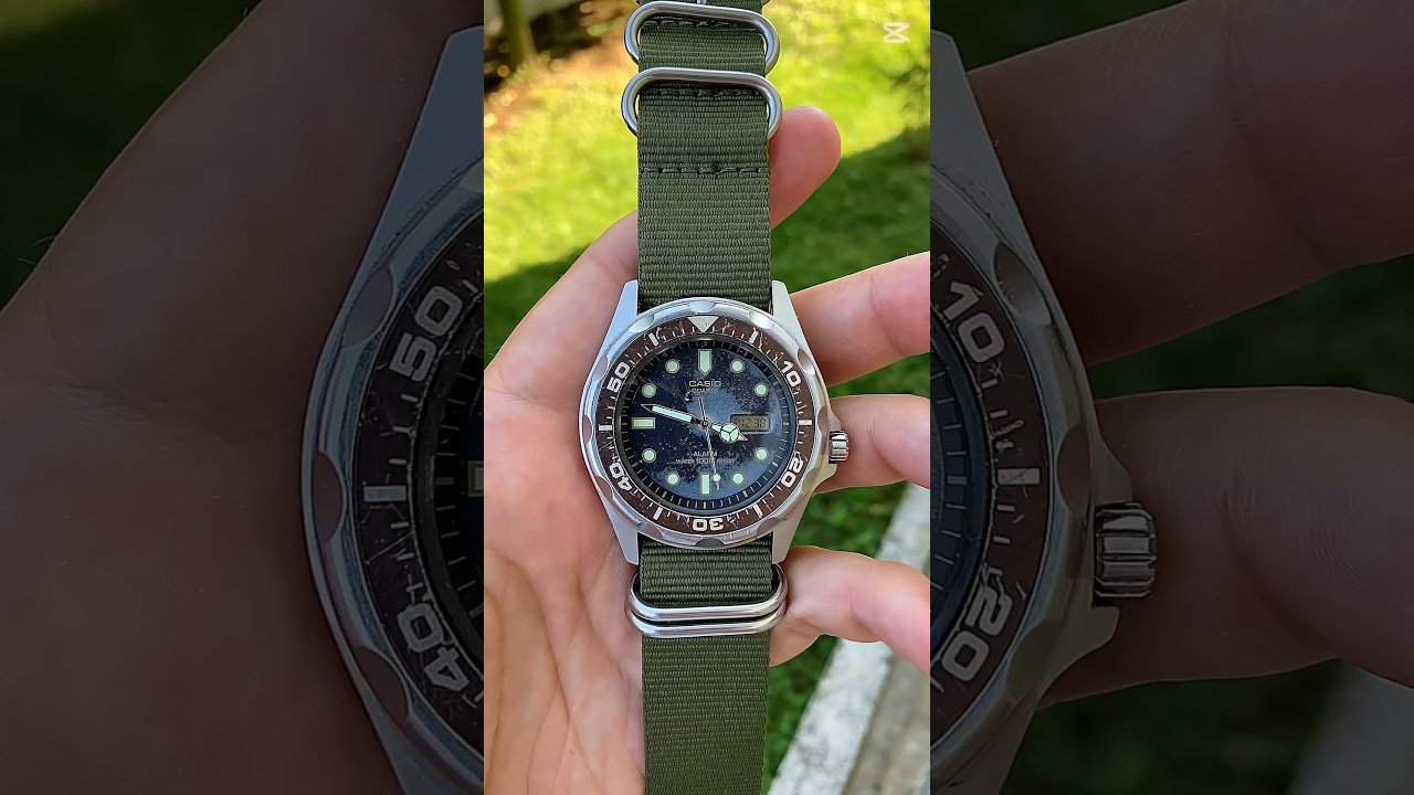 Casio MMA200H vintage diver watch, marlin series