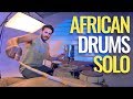 African drum solo  ben aylon  one man tribe