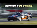 Renault 21 Turbo racecar - fly-by's and loud backfire (Zolder 2018)