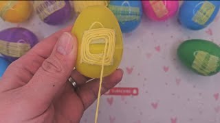 Mystery egg opening ASMR suprise doodle pulling. So satisfying!