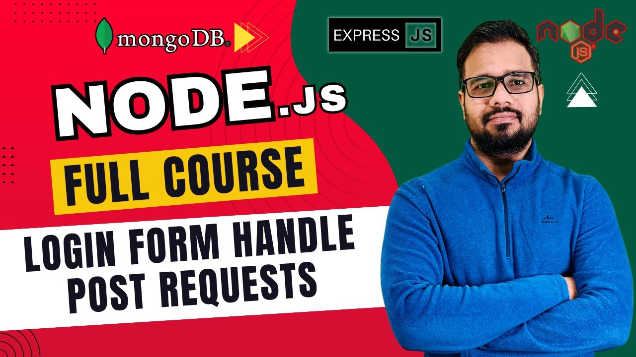 NodeJS Tutorial in Hindi #37 - Login Form POST API - YouTube