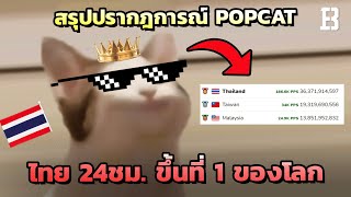 สรุปปรากฏการณ์ PoPcat ชาติอื่นกดกันมาหลายเดือนไทยมา 1 วันขึ้นที่ 1 ทันทีเป็นไปได้อย่างไรกันเนี่ย !?