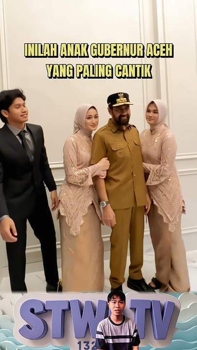 THE MOST BEAUTIFUL SON OF THE GOVERNOR OF ACEH #laininazila #muzakirmanaf #governorofaceh