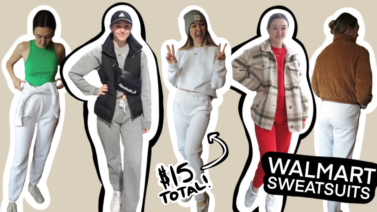 styling sweat suits from WALMART?!