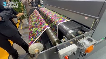 Atexco Ecoprint: Máy in trực tiếp vải cuộn bằng mực Pigment | In được nhiều loại vải khác nhau.