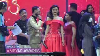 WANDRA baru datang Ambyar Awards MNCTV Mojokerto