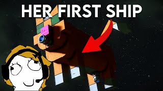 Girlfriend tries Space Engineers.
