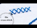 #28: cross stitch embroidery tutorial