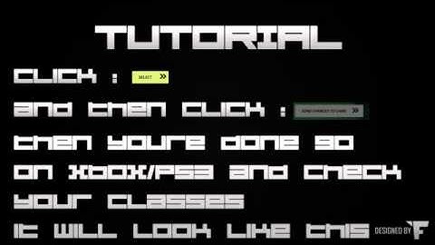 MW3: Colored Custom Class Name Tutorial!!