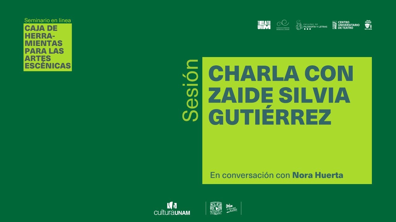 Charla con Zaide Silvia Gutiérrez