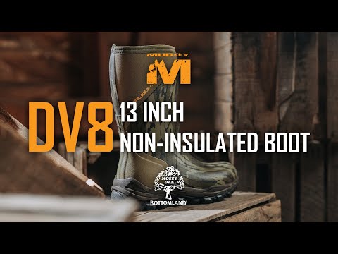 Muddy DV8 13 Inch Non Insulated Boot - Mossy Oak Bottomland
