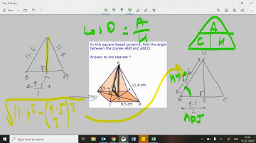 IGCSE Maths: 3D trigonometry examples taken from Myimaths (GTU)