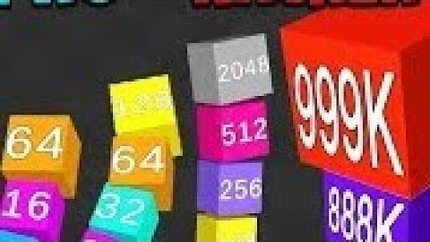 Cube Arena 2048 Merge Numbers Hack All Levels Gameplay Animation
