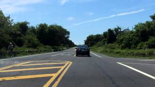 Montauk Highway (NY 27 from Montauk Point to Montauk) westbound