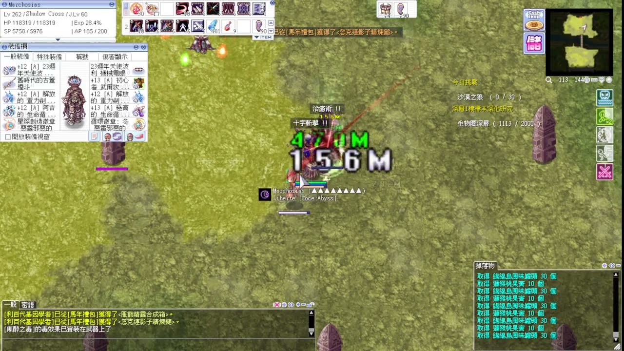 【TwRO】十字影武 - 武爾 (威2~威3) 傷害測試 (無塗毒) 【記錄用】