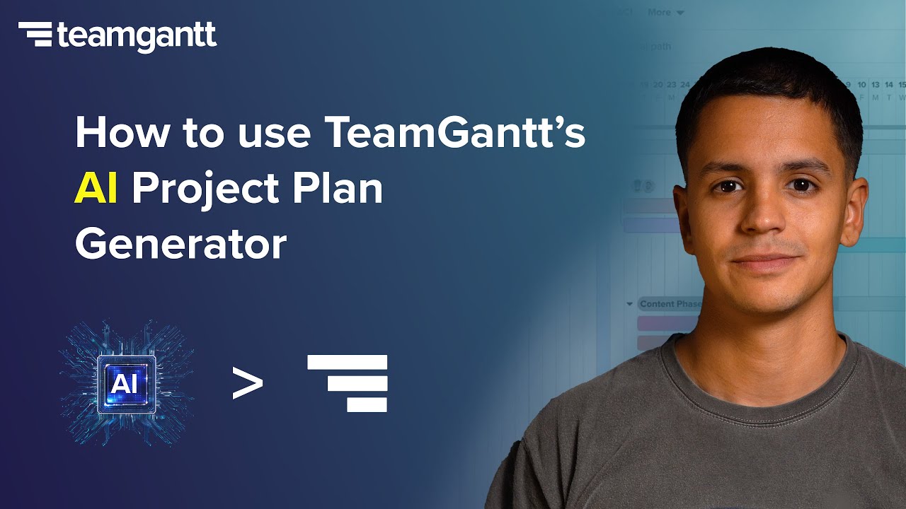 How to Use TeamGantt's AI Project Plan Generator - YouTube