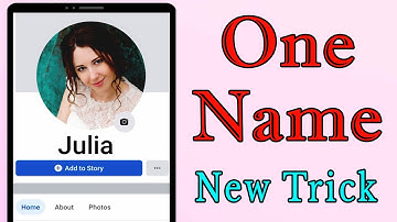 Facebook single name 2021 ||  how to remove last name on facebook  ||  single name fb id