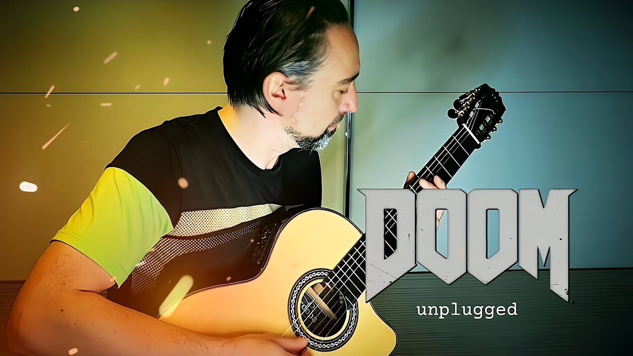 DOOM unplugged Loopstation Acoustic Guitar Medley YouTube