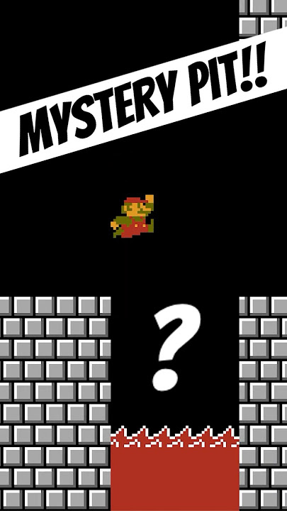 The UNUSUAL LAVA PIT in Super Mario Bros. (NES)!!