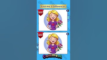 Only 1% Can Find the 3 differences