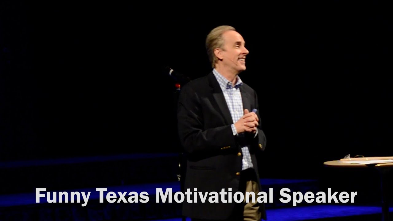 Texas funny motivational speaker Charles Marshall