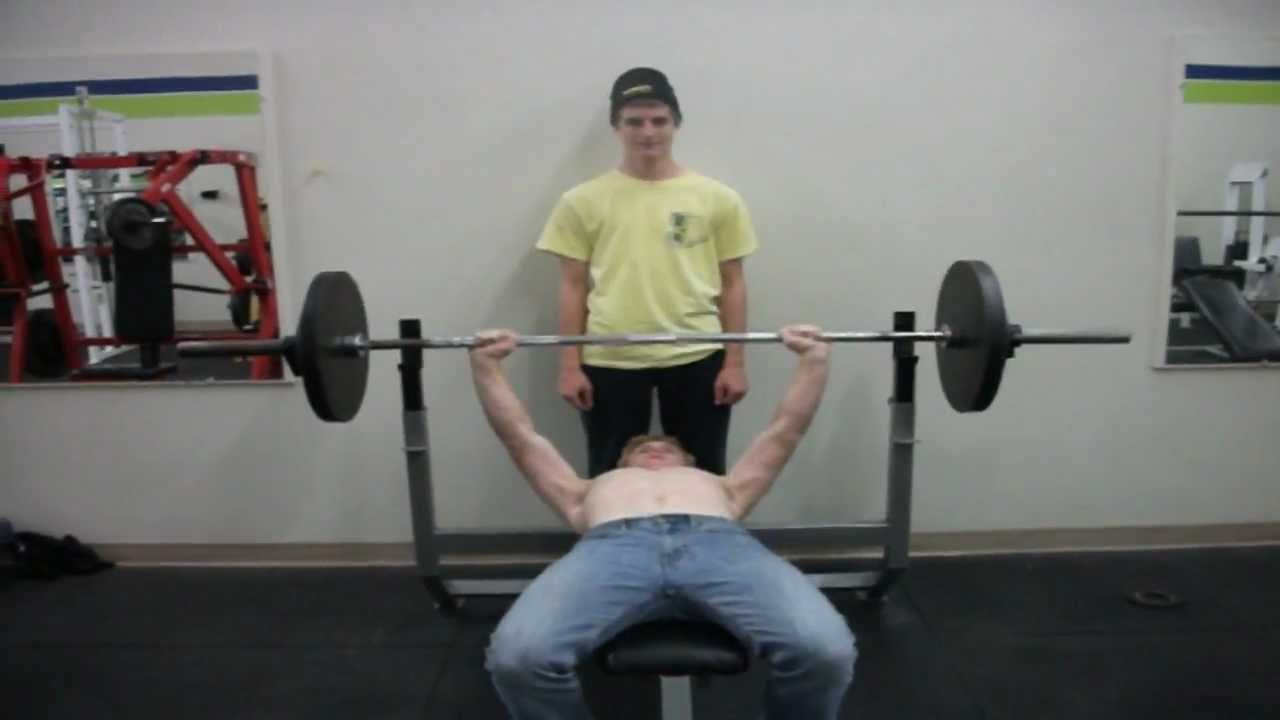 15 Year Old Bench Press Almost 200 pounds - YouTube