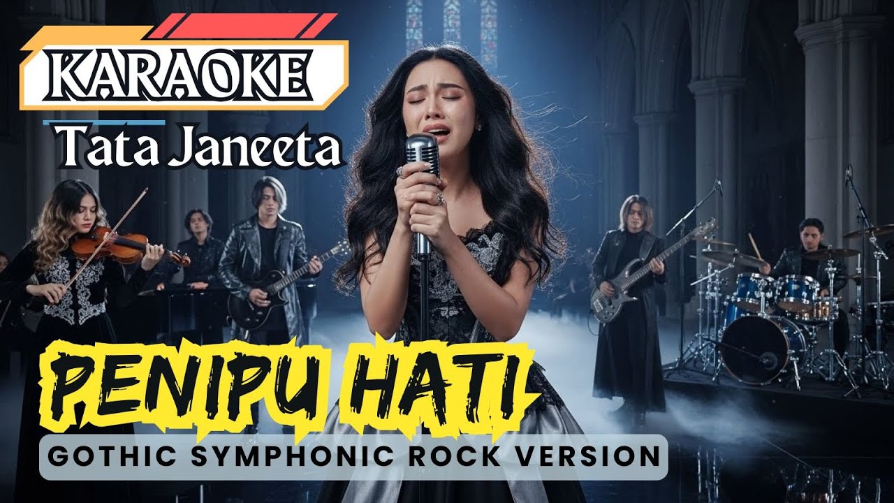 KARAOKE 🎤 Penipu Hati | Tata Janeeta – 🔥 Versi Metal Sinematik (JetStar10)
