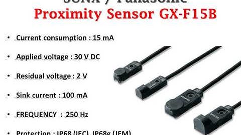 SUNX GX-F15B 4.2MM 12-24VDC Waterproof Inductive Proximity Sensor