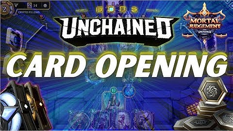 Gods Unchained:Card pack opening