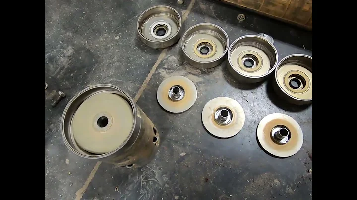 Inside of a Submersible Well Pump.