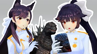Godzilla Meets Takao & Atago (Part 2)