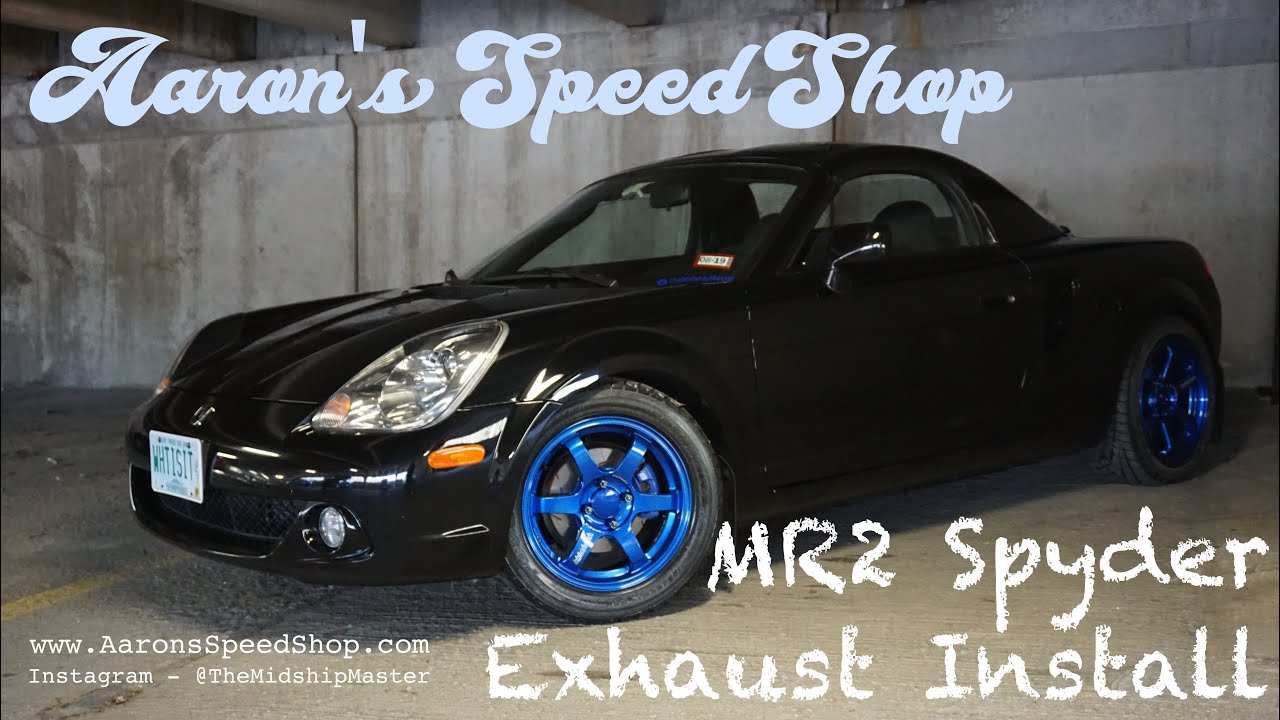 Fujitsubo Power Getter Exhaust Install on my 03 Toyota MR2 Spyder/MR-S