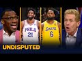 Lakers vs. 76ers tonight, will LeBron James or Joel Embiid win the scoring title? | NBA | UNDISPUTED