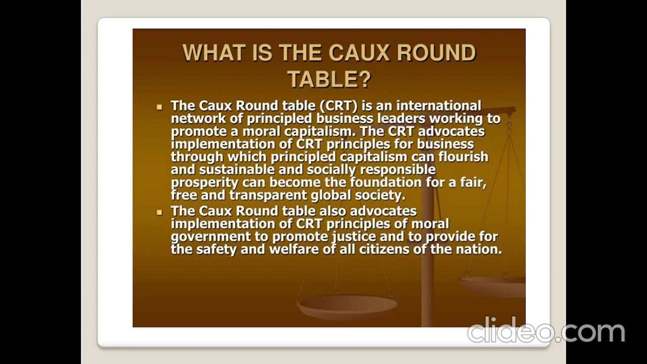 Caux Round Table Dhirender Ar You Caux Round Table Dhirender Ar You, Caux Round Table Principles For Business