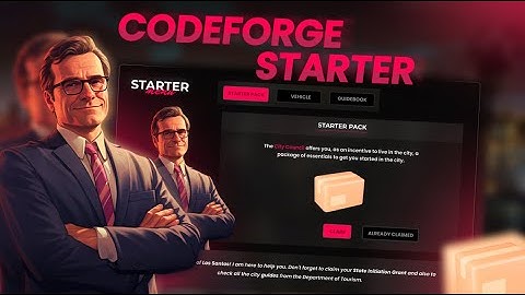 NEW! Forge Starter - in-game GuideBook + Welcome Gift + Vehicle | FiveM Script [ESX/QB]