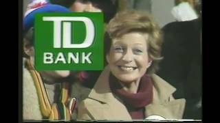 Td bank toronto dominion no charge chequing account tv commercial 1977