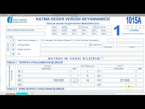 Video: KDV Beyannamesi Nasıl Doldurulur