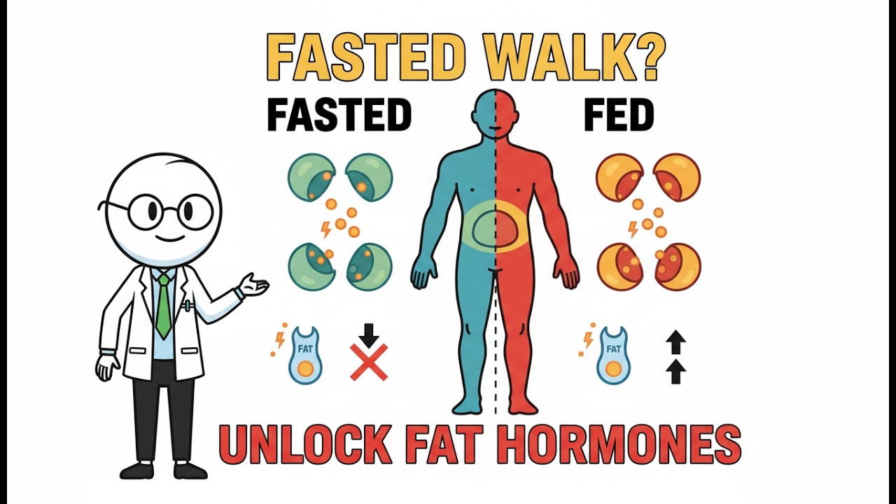 Fasted Walking & Hormones Explained: What Really Happens Before Breakfast (Fat Loss Science)