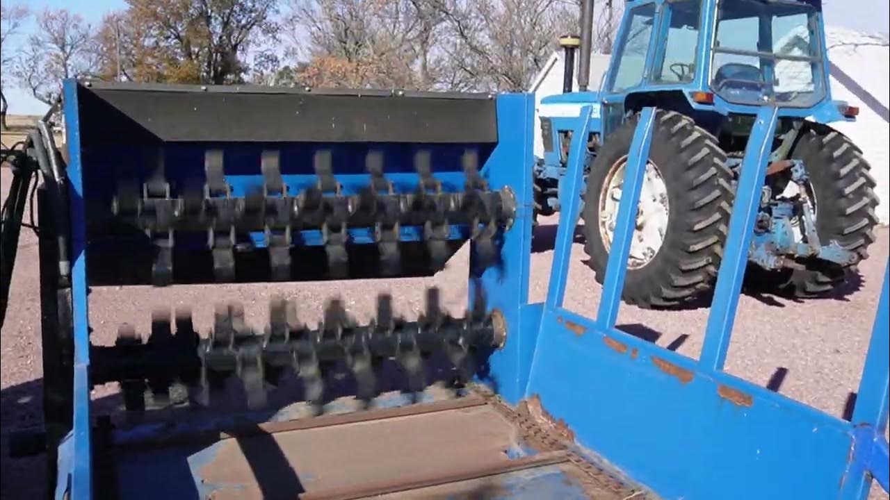 BigIron Auctions 6' Top Notch Skid Steer Bale Processor YouTube