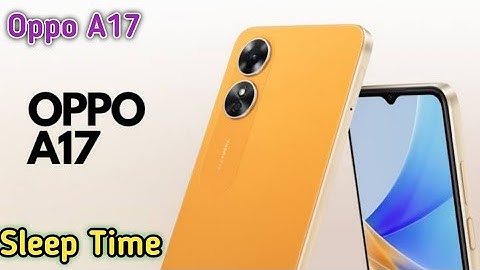How to change lock screen time in Oppo A17, auto screen off in Oppo A17, sleep time