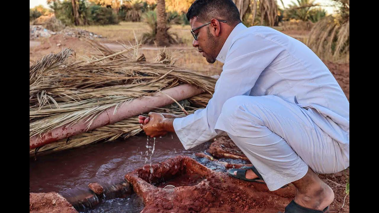 عودة الحياة إلى فقارة إينر بتمقطن  فلاحو تمقطن استبشروا خيراً