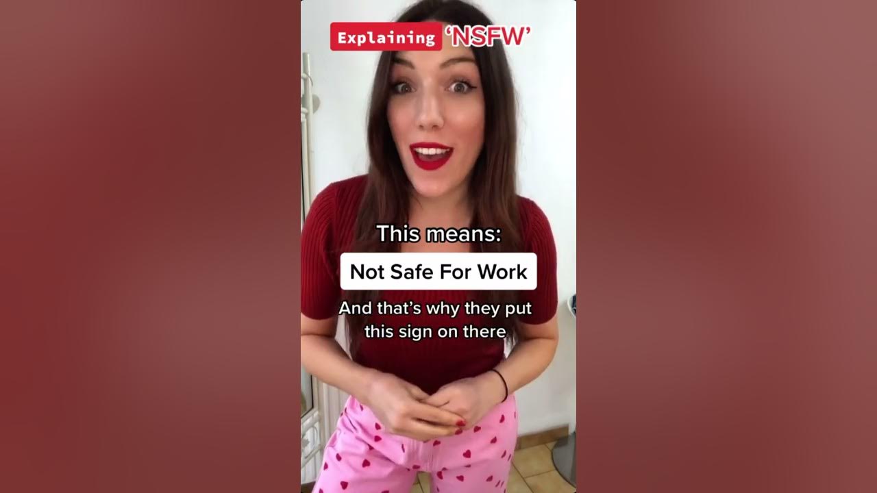 What does 'NSFW' mean?