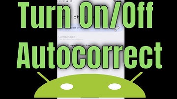 How To Turn On/Off Autocorrect On Android! [2025]