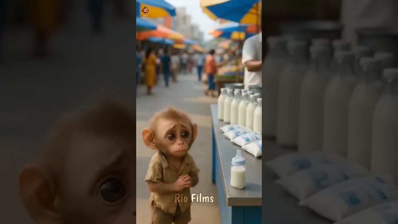 😱Poor Baby Monkey 😢 & His Sister’s Emotional Journey ❤️ | Heart Touching Story | RIO FILMS