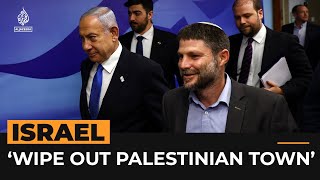 Israeli minister’s call to ‘erase Huwara’ condemned | Al Jazeera Newsfeed Resimi