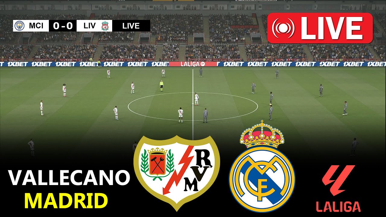 Rayo Vallecano vs Real Madrid | La Liga 2025/26 | Full Match Video Game ...