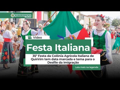 35ª Festa da Colônia Agrícola Italiana de Quiririm tem data marcada e tema do desfile definido