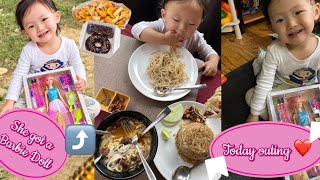 Our Outing Vlog Mize, Nodding Barbie Doll Vlog