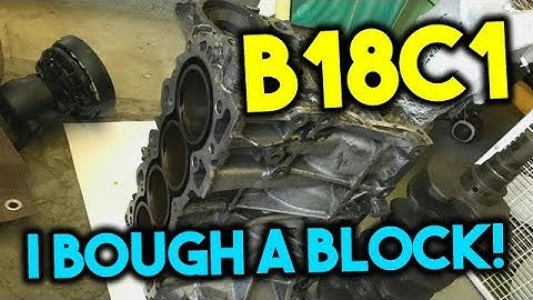 I Bought A B18C1 Block And GSR CrankShaft!!